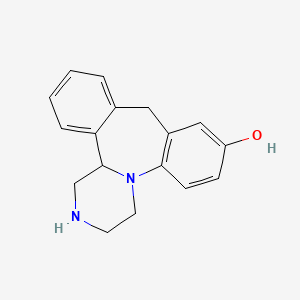 molecular formula C17H18N2O B1218053 8-Hydroxydesmethylmianserin CAS No. 77117-73-8