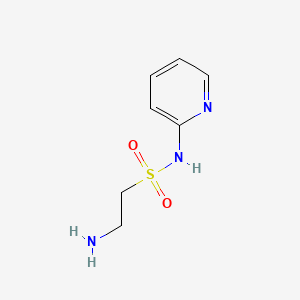 molecular formula C7H11N3O2S B1218055 2-Amino-N-(pyridin-2-YL)ethanesulfonamide CAS No. 31644-48-1
