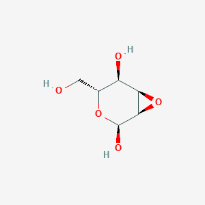 molecular formula C6H10O5 B1218057 2,3-Anhydro-D-allose CAS No. 61176-67-8