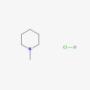 molecular formula C6H14ClN B1218058 Piperidine, 1-methyl-, hydrochloride CAS No. 17874-59-8