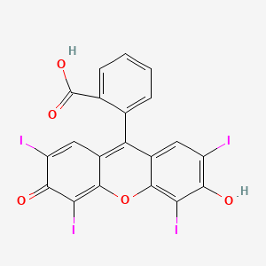 molecular formula C20H8I4O5 B1218063 赤藓红(E) CAS No. 548-25-4