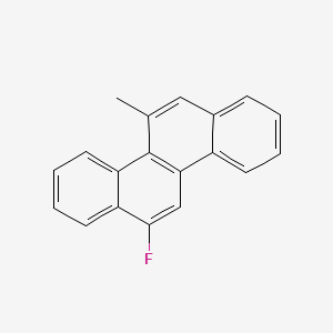 molecular formula C19H13F B1218068 12-Fluoro-5-methylchrysene CAS No. 61413-38-5