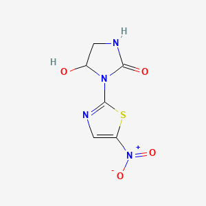 molecular formula C6H6N4O4S B1218069 5-Hydroxyniridazole CAS No. 72589-88-9