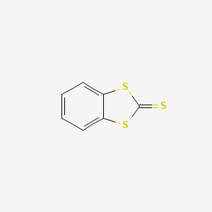 molecular formula C7H4S3 B1218078 1,3-Benzodithiole-2-thione CAS No. 934-36-1