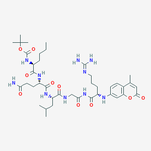 molecular formula C40H62N10O10 B1218081 Bnglga-amc CAS No. 81943-91-1