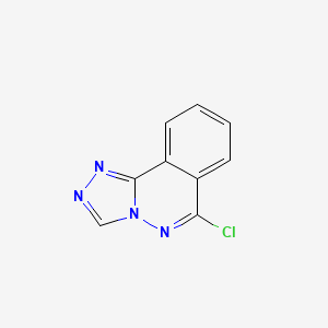molecular formula C9H5ClN4 B1218094 6-Chloro-[1,2,4]triazolo[3,4-a]phthalazine CAS No. 52494-53-8