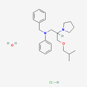 molecular formula C24H35ClN2O B1218105 Bepridil Hydrochloride CAS No. 74764-40-2