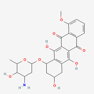 molecular formula C25H27NO9 B1218112 Desacetyladriamycin CAS No. 64845-68-7