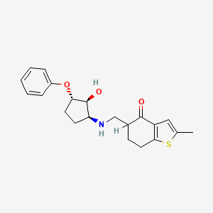 molecular formula C21H25NO3S B1218115 Tipentosin CAS No. 95588-08-2