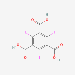 molecular formula C9H3I3O6 B1218118 2,4,6-Triiodobenzene-1,3,5-tricarboxylic acid CAS No. 79211-41-9