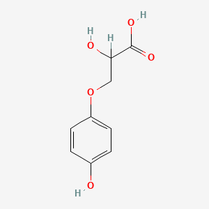 Propanoic acid, 2-hydroxy-3-(4-hydroxyphenoxy)-