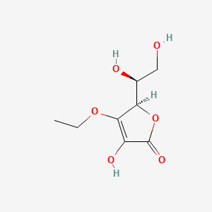 molecular formula C8H12O6 B1218141 3-O-乙基-L-抗坏血酸 CAS No. 86404-04-8