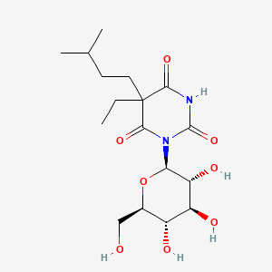 1-(beta-D-Glucopyranosyl)amobarbital