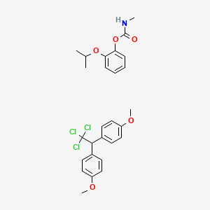 molecular formula C27H30Cl3NO5 B1218153 Propotox M CAS No. 52019-49-5