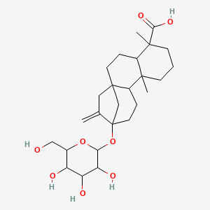 13-(Hexopyranosyloxy)kaur-16-en-18-oic acid
