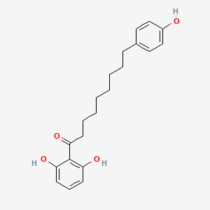 molecular formula C21H26O4 B1218156 Malabaricone B CAS No. 63335-24-0