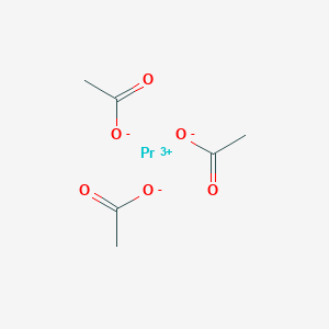 molecular formula C6H9O6P B1218160 Praseodymium(3+) acetate CAS No. 6192-12-7