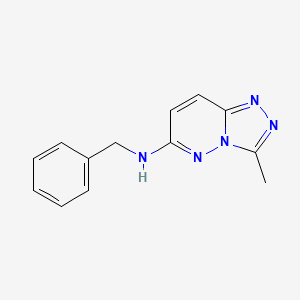 molecular formula C13H13N5 B12181627 N-benzyl-3-methyl-[1,2,4]triazolo[4,3-b]pyridazin-6-amine 