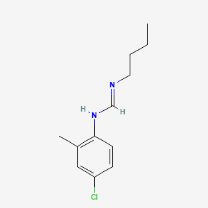 molecular formula C12H17ClN2 B1218165 Ektomin CAS No. 41657-08-3