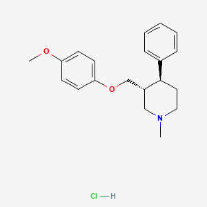 molecular formula C20H26ClNO2 B1218167 Femoxetine hydrochloride CAS No. 56222-04-9