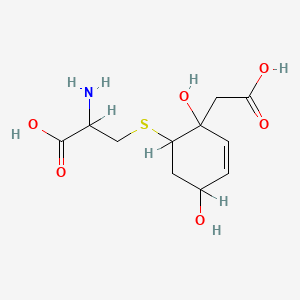 molecular formula C11H17NO6S B1218168 Hawkinsin CAS No. 63224-90-8