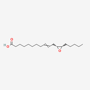molecular formula C18H32O3 B1218171 11-[(2R,3S)-3-pentyloxiran-2-yl]undec-9-enoic acid 