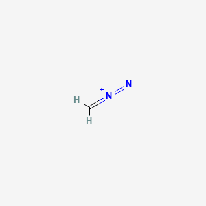 molecular formula CH2N2 B1218177 Diazomethane CAS No. 334-88-3