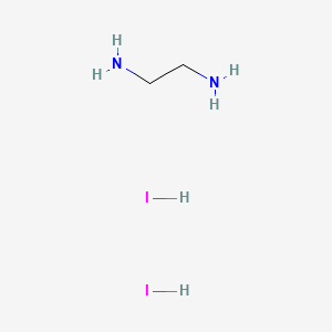molecular formula C2H9IN2 B1218184 Ethylenediamine dihydroiodide CAS No. 5700-49-2