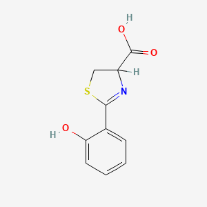 molecular formula C10H9NO3S B1218186 Dihydroaeruginoic acid CAS No. 49608-51-7