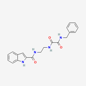 molecular formula C20H20N4O3 B12181861 N-benzyl-N'-{2-[(1H-indol-2-ylcarbonyl)amino]ethyl}ethanediamide 