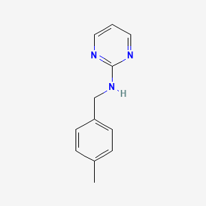molecular formula C12H13N3 B12181930 N-(4-methylbenzyl)-(2-pyrimidyl)amine 