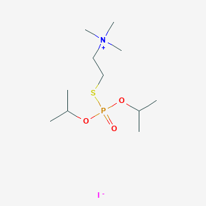 molecular formula C11H27INO3PS B1218209 Diisopropylphosphorylthiocholine iodide CAS No. 2641-06-7