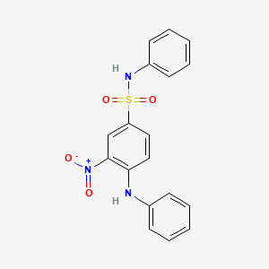 molecular formula C18H15N3O4S B1218212 Disperse Yellow 42 CAS No. 5124-25-4