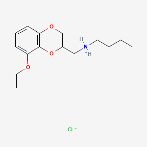 molecular formula C15H24ClNO3 B1218214 Ethomoxane hydrochloride CAS No. 6038-78-4