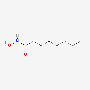 molecular formula C8H17NO2 B1218216 Octanohydroxamic acid CAS No. 7377-03-9