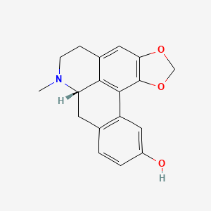 molecular formula C18H17NO3 B1218232 (+)-Mecambroline CAS No. 3466-56-6