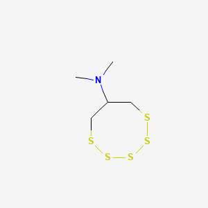 molecular formula C5H11NS5 B1218239 Ptca 