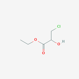 molecular formula C5H9ClO3 B121824 Ethyl 3-chloro-2-hydroxypropanoate CAS No. 40149-32-4