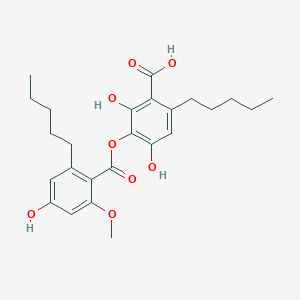 molecular formula C25H32O8 B1218245 Cryptochlorophaeic acid 
