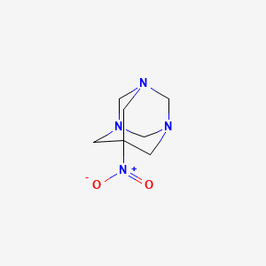 molecular formula C7H12N4O2 B1218248 7-Nitro-1,3,5-triazaadamantane CAS No. 14612-28-3