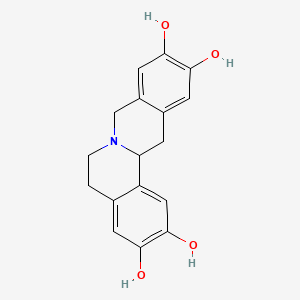 molecular formula C17H17NO4 B1218251 2,3,10,11-Tetrahydroxyberbine CAS No. 53905-56-9