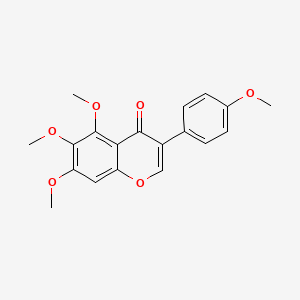 molecular formula C19H18O6 B1218253 5,6,7,4'-Tetramethoxyisoflavone CAS No. 4332-73-4