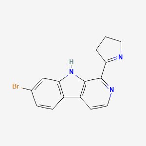 molecular formula C15H12BrN3 B1218259 Eudistomin G CAS No. 88704-43-2