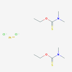 molecular formula C10H22Cl2N2O2PtS2 B1218264 Dmtc-Cl-Pt CAS No. 73804-56-5