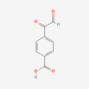 molecular formula C9H6O4 B1218279 4-Carboxyphenylglyoxal CAS No. 20099-54-1