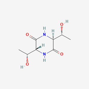 molecular formula C8H14N2O4 B1218281 Cyclo(di(threonine)) CAS No. 54617-73-1