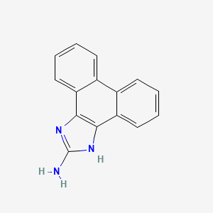 molecular formula C15H11N3 B1218282 1H-Phenanthro[9,10-d]imidazol-2-amine CAS No. 37052-13-4