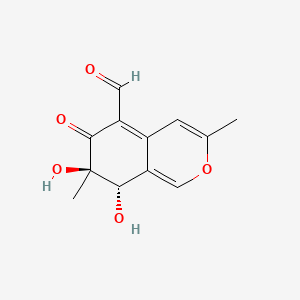 molecular formula C12H12O5 B1218301 Austdiol CAS No. 53043-28-0