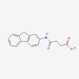 molecular formula C17H15NO3 B1218303 N-2-Fluorenylsuccinamic acid CAS No. 59935-47-6