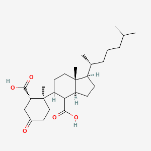molecular formula C27H44O5 B1218313 Butenandt's dihydroacid CAS No. 28097-22-5